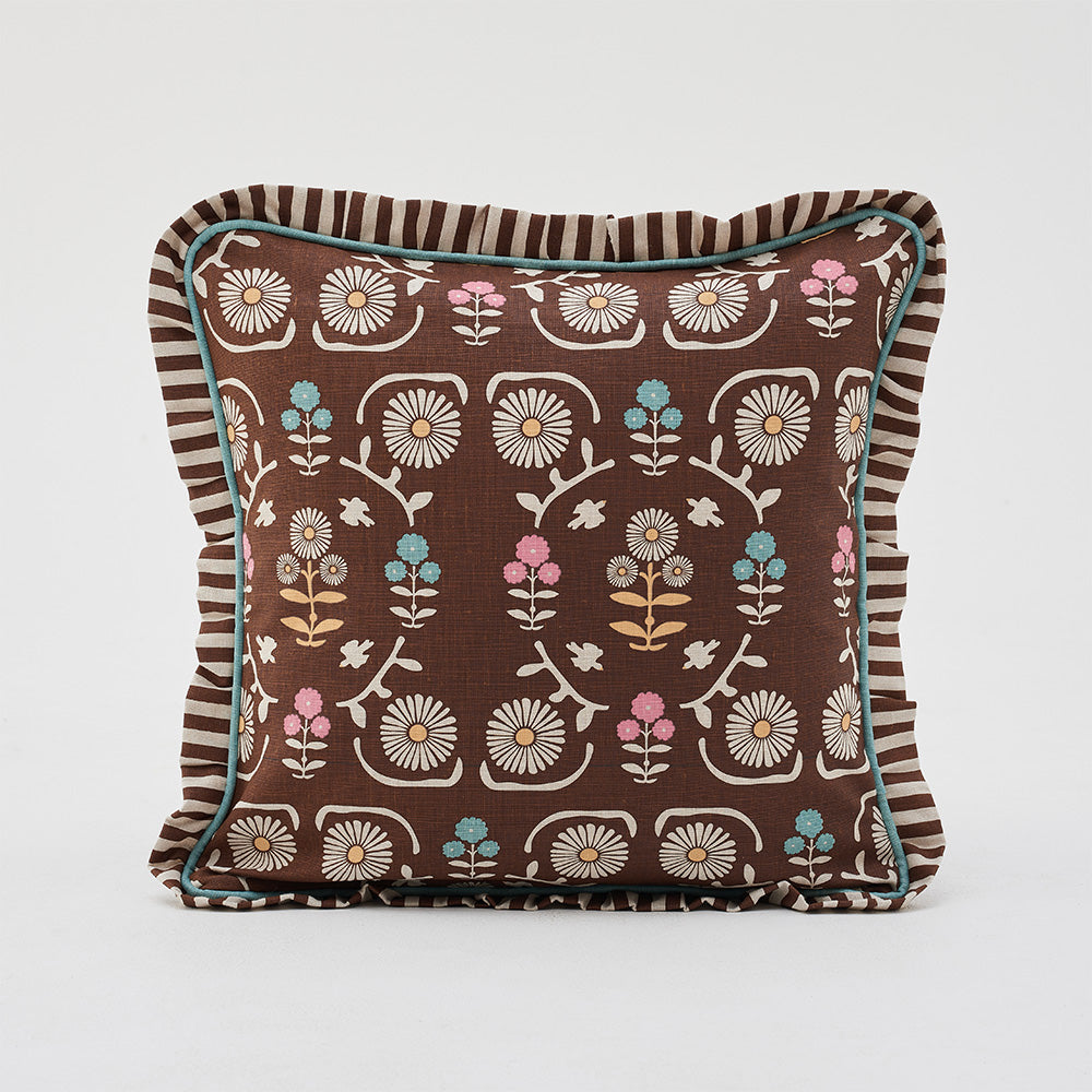 ISOLDE FRILL / CHESTNUT