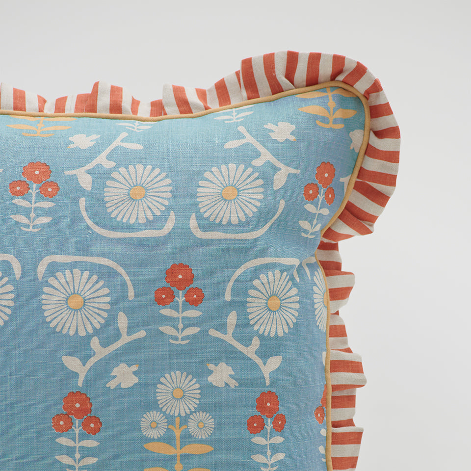 ISOLDE FRILL / SKY BLUE
